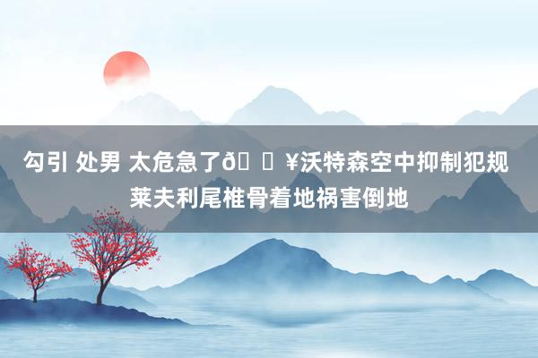 勾引 处男 太危急了😥沃特森空中抑制犯规 莱夫利尾椎骨着地祸害倒地